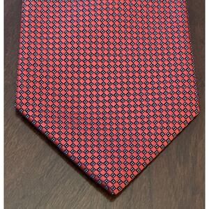 Fariani Italy Red Hand Made 100% Microfiber Men’s Neck Tie
